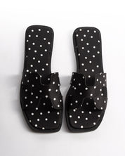 BIANKA NEGRO LUNARES FLATS